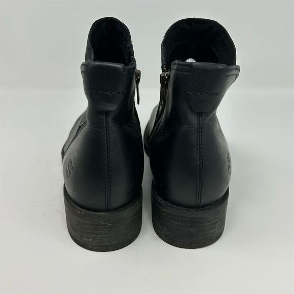 Timberland Ortholite Black Leather Chelsea Ankle Boots Size 9 Casual Fall - Picture 9 of 13